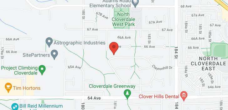 map of 18127 CLAYTONHILL DRIVE